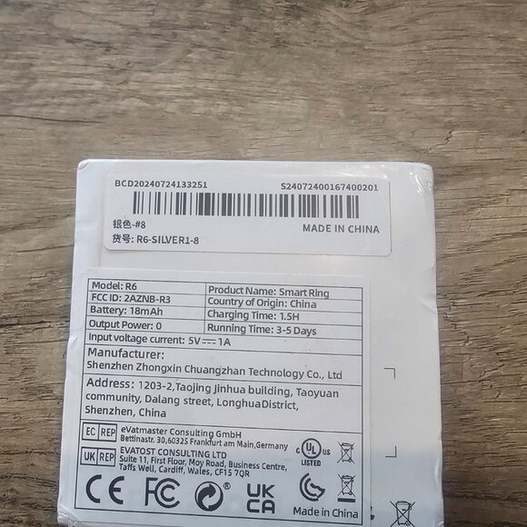 LifeBee R6 Smart Ring – Fitness Tracking | Heart Rate | Sleep Monitor | Waterpro - Picture 2 of 4